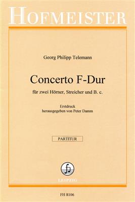 Georg Philipp Telemann: Concerto F-Dur: (Arr. Damm): Orchestre et Solo