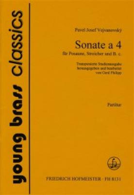 Pavel Joseph Vejvanovsky: Sonate a 4 für Posaune, Streicher und B.C.: (Arr. Philipp): Ensemble de Chambre