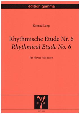 Konrad Lang: Rhythmische Etüde Nr. 6: Solo de Piano