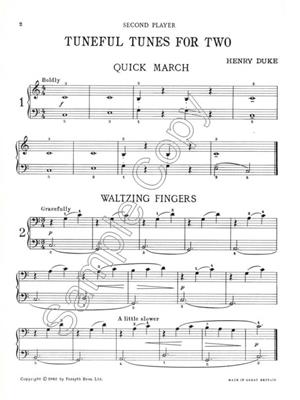 Henry Duke: Tuneful Tunes For Two: Piano Quatre Mains