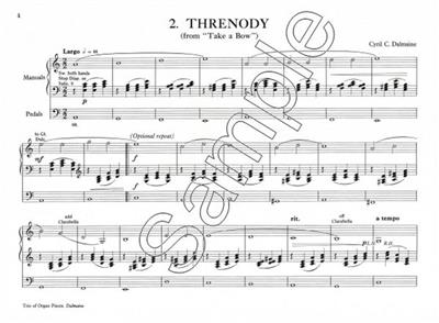 Cyril Dalmaine: Trio of Organ Pieces: Orgue