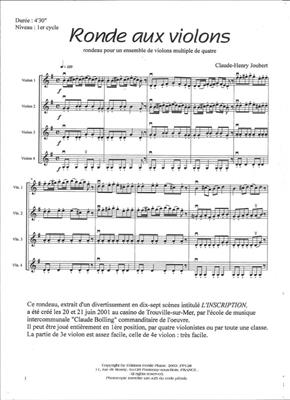Claude-Henry Joubert: La Ronde Aux Violons: Violons (Ensemble)