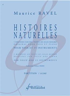 Maurice Ravel: Histoires naturelles: Chant et Piano