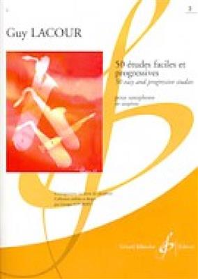 Guy Lacour: 50 Etudes Faciles & Progressives - Volume 2: Saxophone