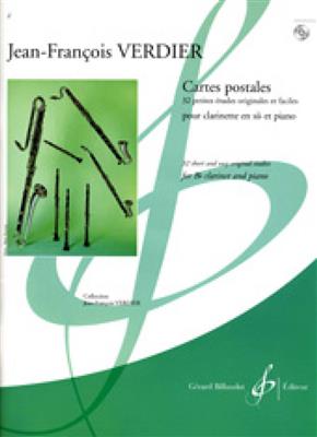 Jean-François Verdier: Cartes Postales: Clarinette et Accomp.