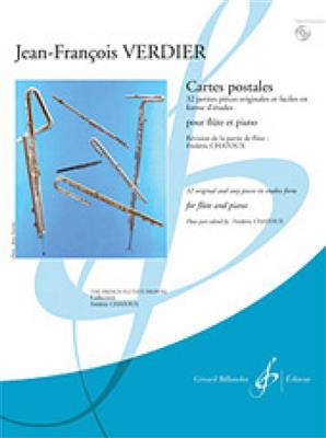 Jean-François Verdier: Cartes Postales: Flûte Traversière et Accomp.
