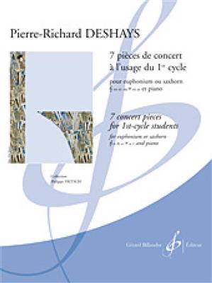 Pierre-Richard Deshays: 7 Pieces De Concert A L'Usage Du 1Er Cycle: Baryton ou Euphonium et Accomp.