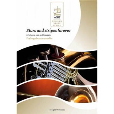 John Philip Sousa: Stars and Stripes Forever: (Arr. Manu Mellaerts): Brass Band