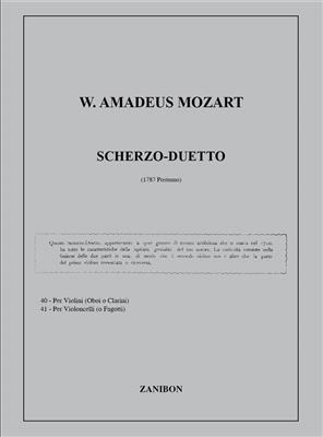 Wolfgang Amadeus Mozart: Scherzo - Duetto (1787 - Postumo): Duos pour Violons