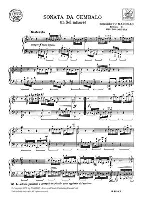 Benedetto Marcello: Sonata Da Cembalo In Sol Minore: Clavecin