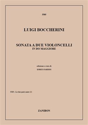 Luigi Boccherini: Sonata In Do (Pardini): Duo pour Violoncelles