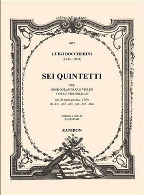 Luigi Boccherini: 6 Quintetti Op. 55 (Pais): Ensemble de Chambre