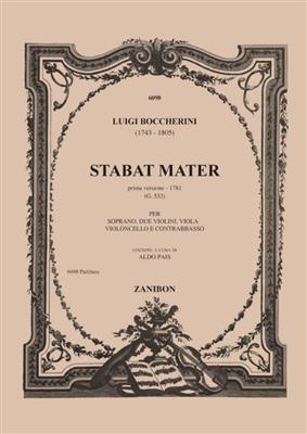 Luigi Boccherini: Stabat Mater: Chant et Autres Accomp.