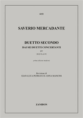 Saverio Mercadante: 6 Duos Concertants No.2: Duo pour Flûtes Traversières