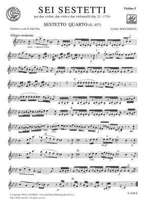 Luigi Boccherini: 6 Sestetti Op. 23 G.457 - 458 - 459 - Ii Volume: Ensemble de Chambre