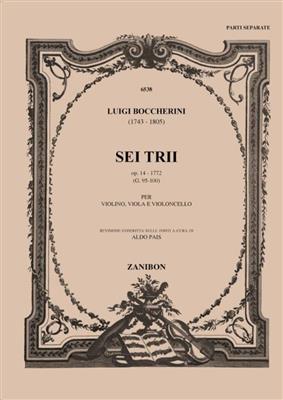 Luigi Boccherini: 6 Trii Op. 14 - Six Trios Op. 14: Trio de Cordes