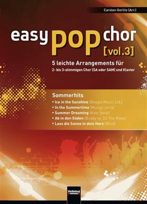Easy Pop Chor 3: Sommerhits: Voix Hautes et Piano/Orgue