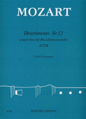 Wolfgang Amadeus Mozart: Divertimento 12 KV252: (Arr. Ulrich Herrmann): Flûte à Bec (Ensemble)