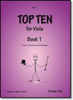 Georgia Vale: Top Ten for Viola Book 1: Solo pour Alto