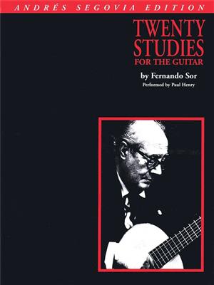 Fernando Sor: Andres Segovia - 20 Studies for Guitar: (Arr. Andrés Segovia): Solo pour Guitare