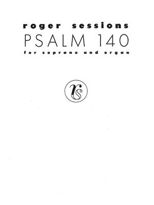 Roger Sessions: Psalm 14: Chant et Piano