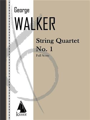 George Walker: String Quartet No. 1: Quatuor à Cordes