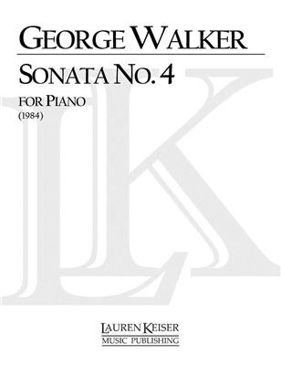George Walker: Piano Sonata No. 4: Solo de Piano