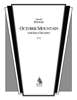 David Stock: October Mountain: Solo de Trompette