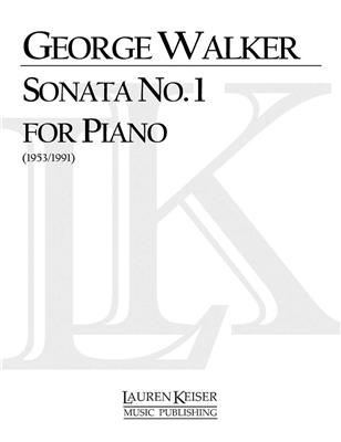 George Walker: Piano Sonata No. 1: Solo de Piano