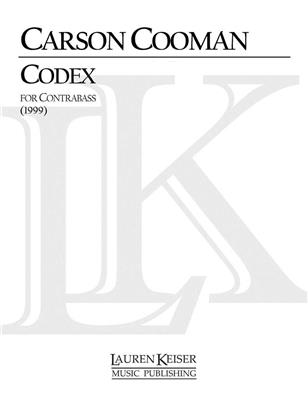 Carson Cooman: Codex: Solo pour Contrebasse
