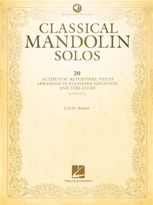 Classical Mandolin Solos: (Arr. Carlo Aonzo): Mandoline