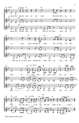 John Stafford Smith: The Star-Spangled Banner: (Arr. Tim Sharp): Voix Hautes A Cappella