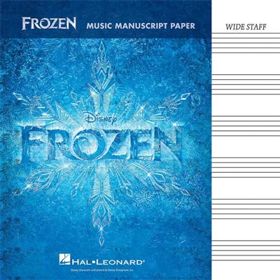 Frozen: Music Manuscript Paper (Wide-Staff): Papier à Musique