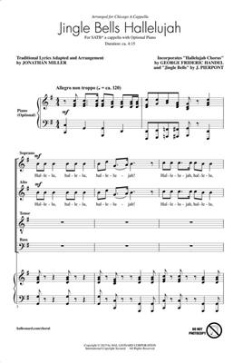 Georg Friedrich Händel: Jingle Bells Hallelujah: (Arr. Jonathan Miller): Chœur Mixte A Cappella