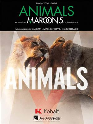 Maroon 5: Animals: Piano, Voix & Guitare
