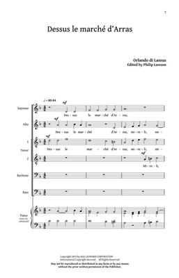 Orlando di Lasso: Five French Madrigals: (Arr. Philip Lawson): Chœur Mixte A Cappella
