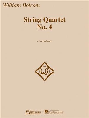 William Bolcom: String Quartet No. 4 - Score And Parts: Quatuor à Cordes