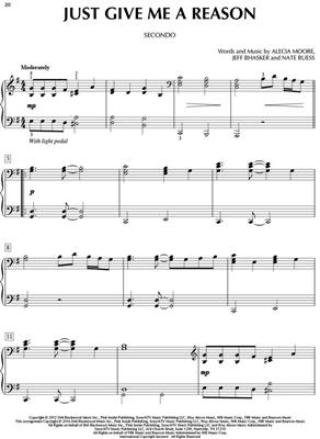 Chart Hits for Easy Duet: Piano Quatre Mains