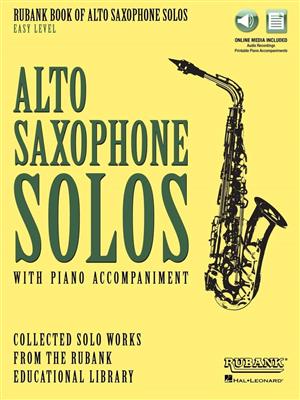 Rubank Book of Alto Saxophone Solos - Easy Level: Saxophone Alto