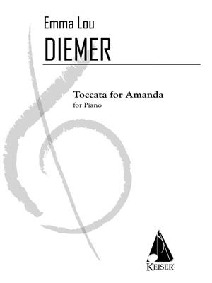Emma Lou Diemer: Toccata for Amanda: Solo de Piano
