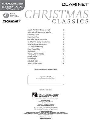 Christmas Classics for Clarinet: Solo pour Clarinette