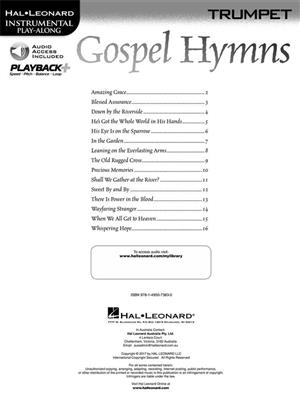 Gospel Hymns for Trumpet: Solo de Trompette