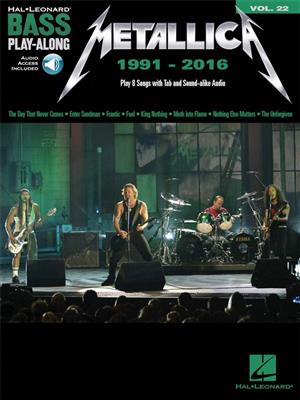 Metallica: 1991-2016: Solo pour Guitare Basse