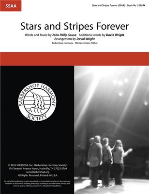 John Philip Sousa: The Stars and Stripes Forever: (Arr. David Wright): Voix Hautes A Cappella