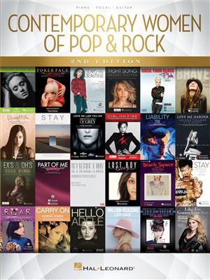 Contemporary Women of Pop & Rock - 2nd Edition: Piano, Voix & Guitare