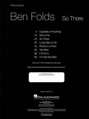 Ben Folds: Ben Folds - So There: Chant et Piano