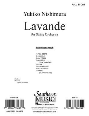 Yukiko Nishimura: Lavande: Orchestre à Cordes