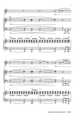 Belmont Avenue/I Like It: (Arr. Mark Brymer): Voix Basses et Accomp.