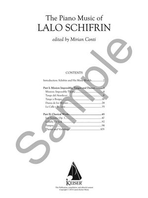 Lalo Schifrin: Piano Music of Lalo Schifrin: Piano Facile