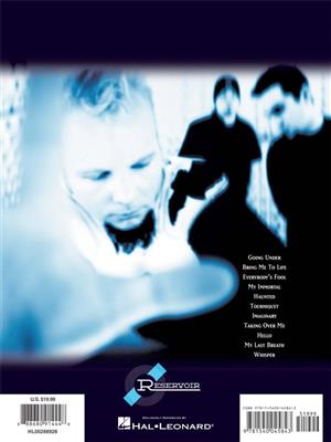 Evanescence - Fallen: Piano, Voix & Guitare